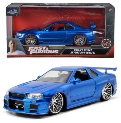 253203045 Nissan Skyline 2002 blue - Fast & Furious 1:24